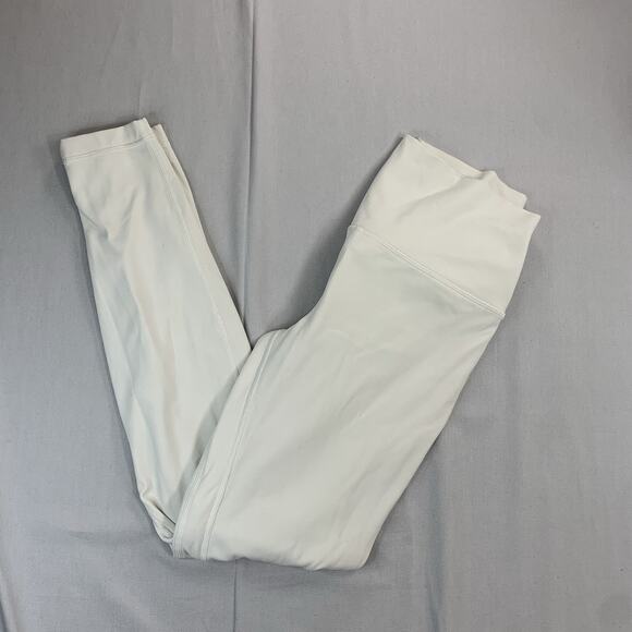 Lululemon Align Pant 28" Size 10 Cream High Rise Athletic Activewear Stretch - Picture 1 of 6